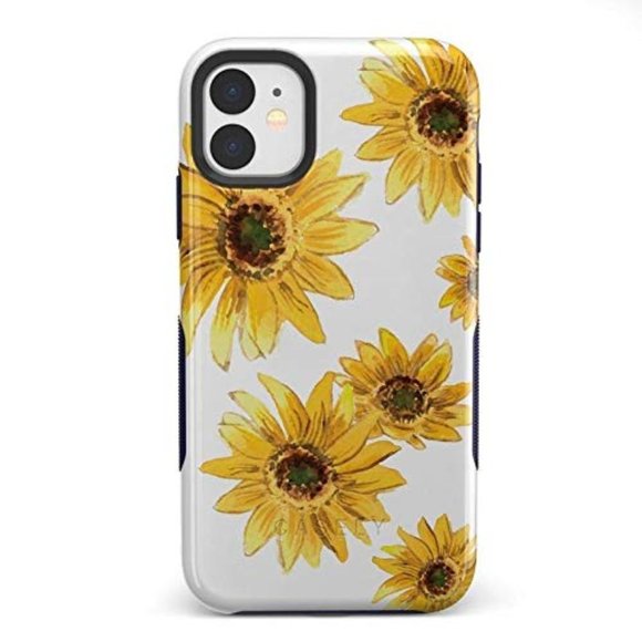 iPhone 11 Phone CaseBright Yellow Sunflowers Case360 Degree Coverage for